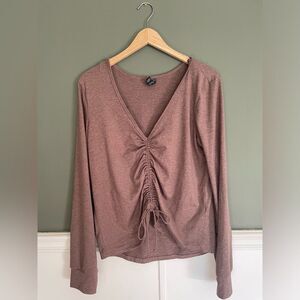 zobha 3XL cinch long sleeve top